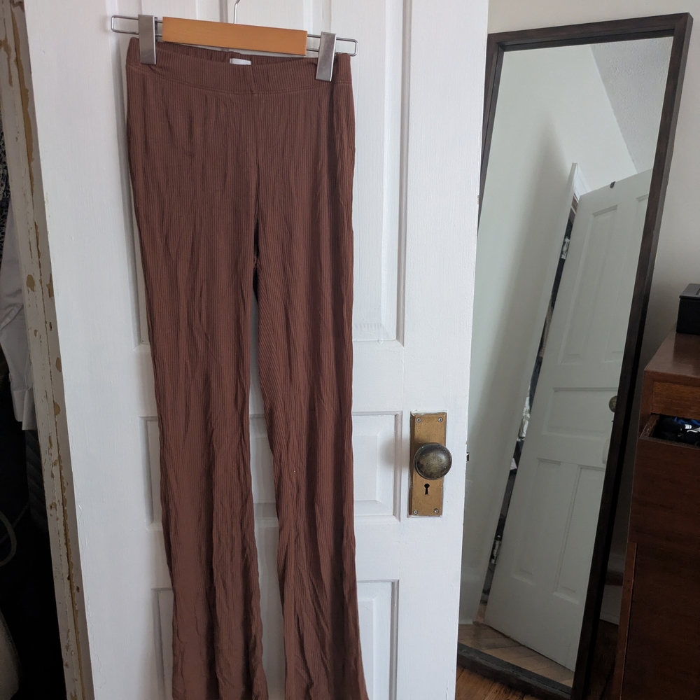Aritzia Sunday Best Tate Pants in Epicurean Brown